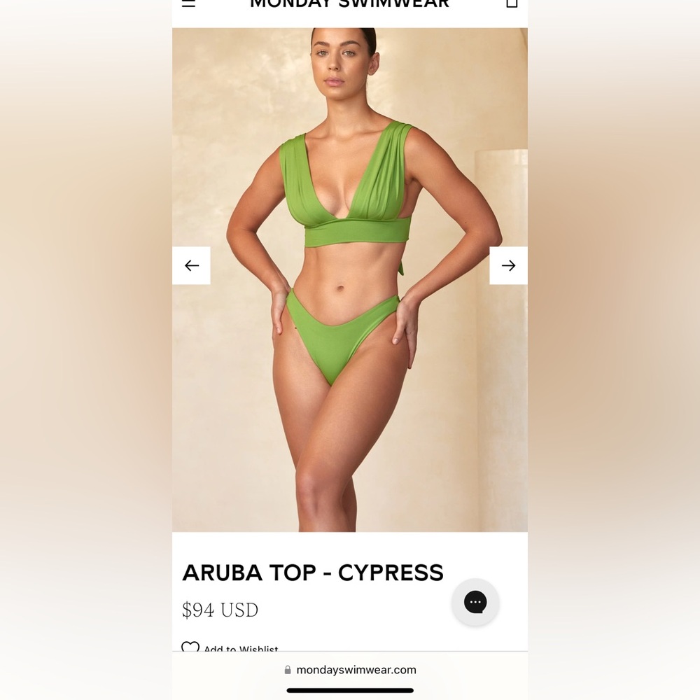 Monday swimwear bikini top